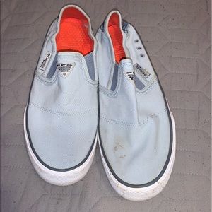 Blue Columbia PFG shoes
